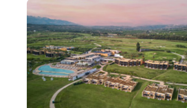 Aerial view of Verdura Resort golf and wellness destination